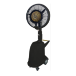 D6C Outdoor Centrifugal Misting Fan-Black (On Request )