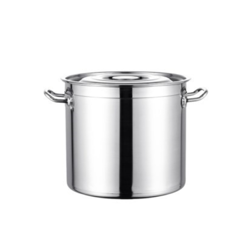 Stainless steel pot with lid 40x25cm