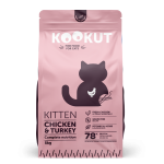 Kookut Dry Cat Food - Chicken & Turkey for Kitten 5kg