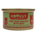 Kookut 放养鸡牛肉猫罐 (70g)